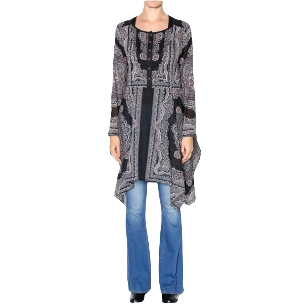 Aratta Silent Journey Helene Cotton Tunic ~ Anthropologie
